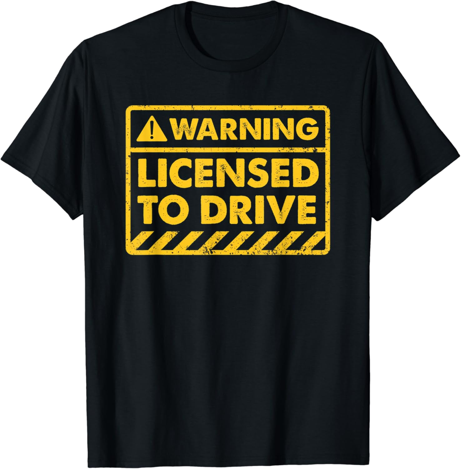 Warning licensed to drive driving license new driver TShirt